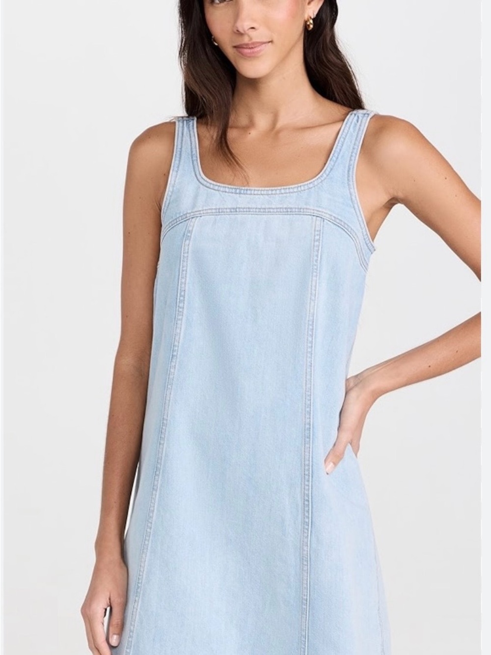 Madewell Denim Sleeveless Mini Dress